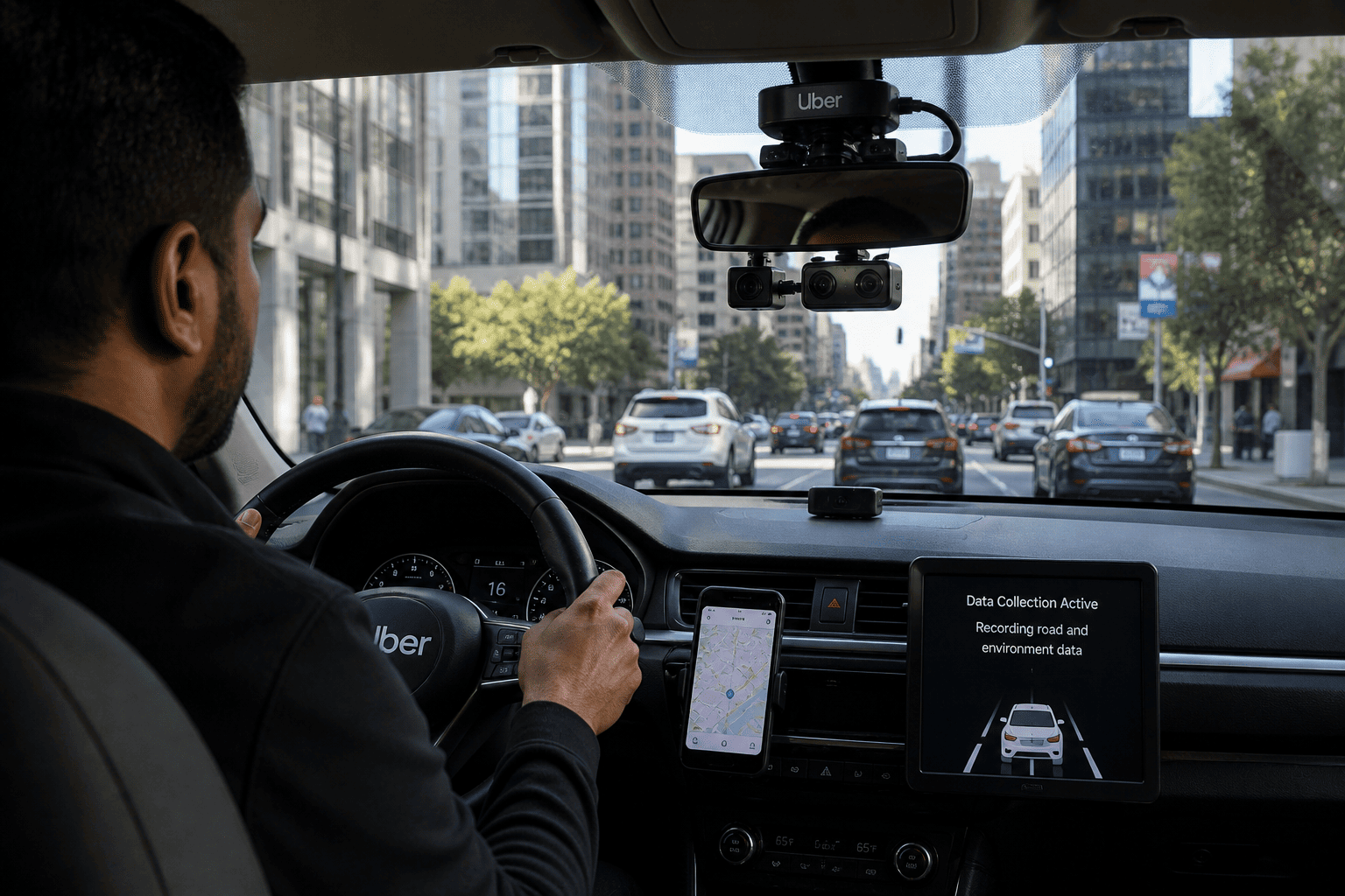 États-Unis — Uber veut transformer ses chauffeurs en capteurs pour l’IA autonome